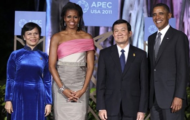 ประธานแห่งรัฐเวียดนามเข้าร่วมการประชุมเอเปกที่สหรัฐ